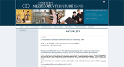 Desktop Screenshot of imsbrno.cz
