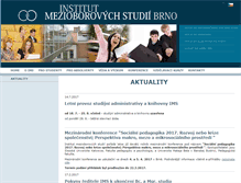 Tablet Screenshot of imsbrno.cz